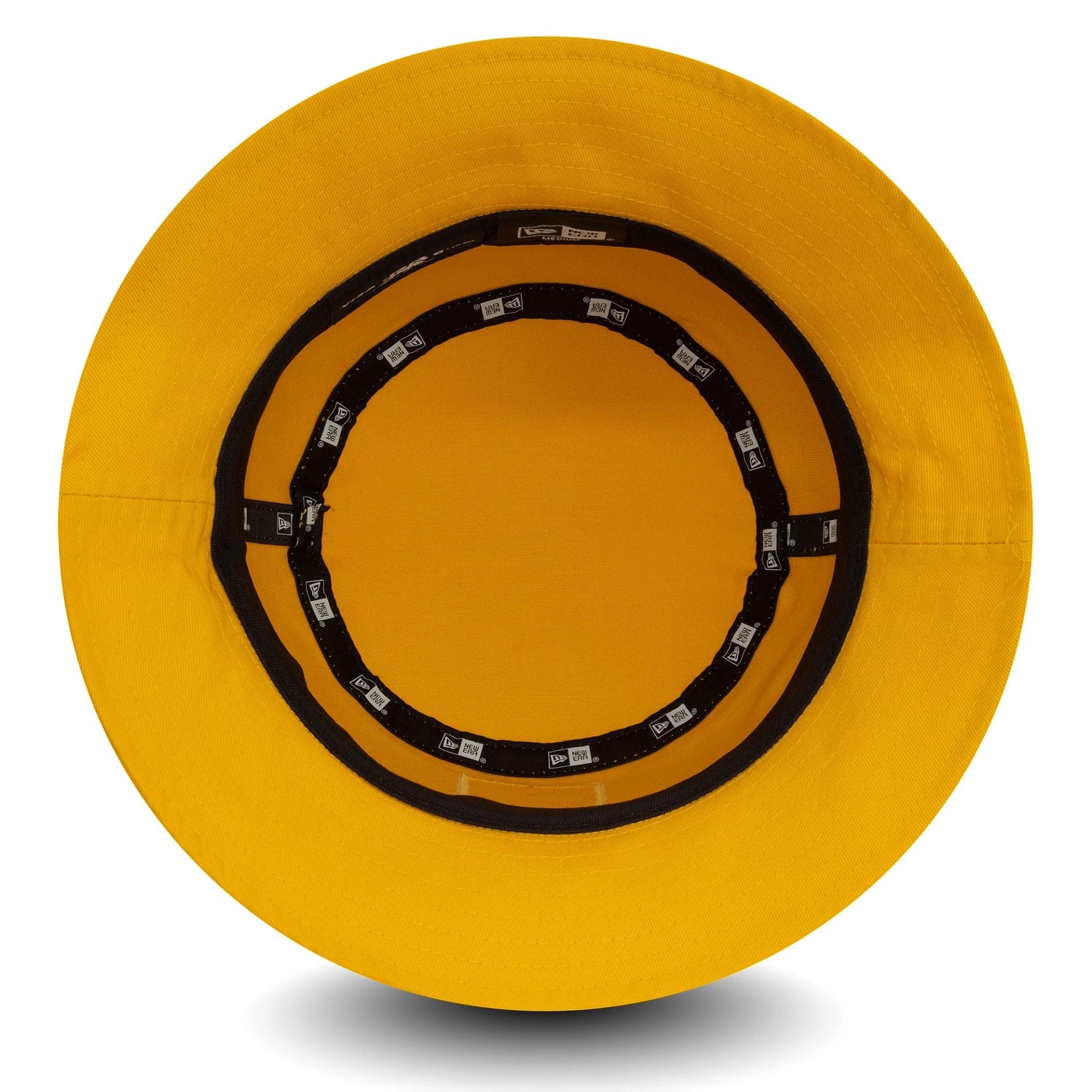 This is a Visa Cash App Racing Bulls Seasonal Yellow Bucket Hat 3