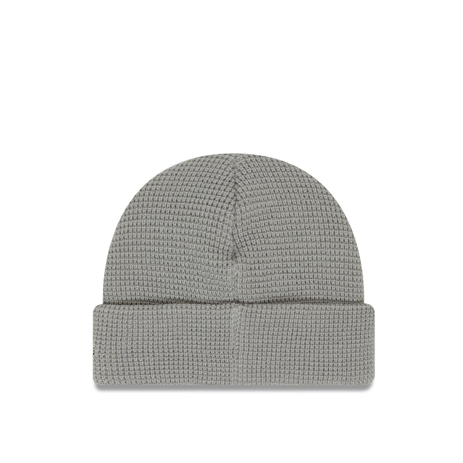 This is a Visa Cash App Racing Bulls Waffle Grey Short Cuff Knit Beanie Hat 2