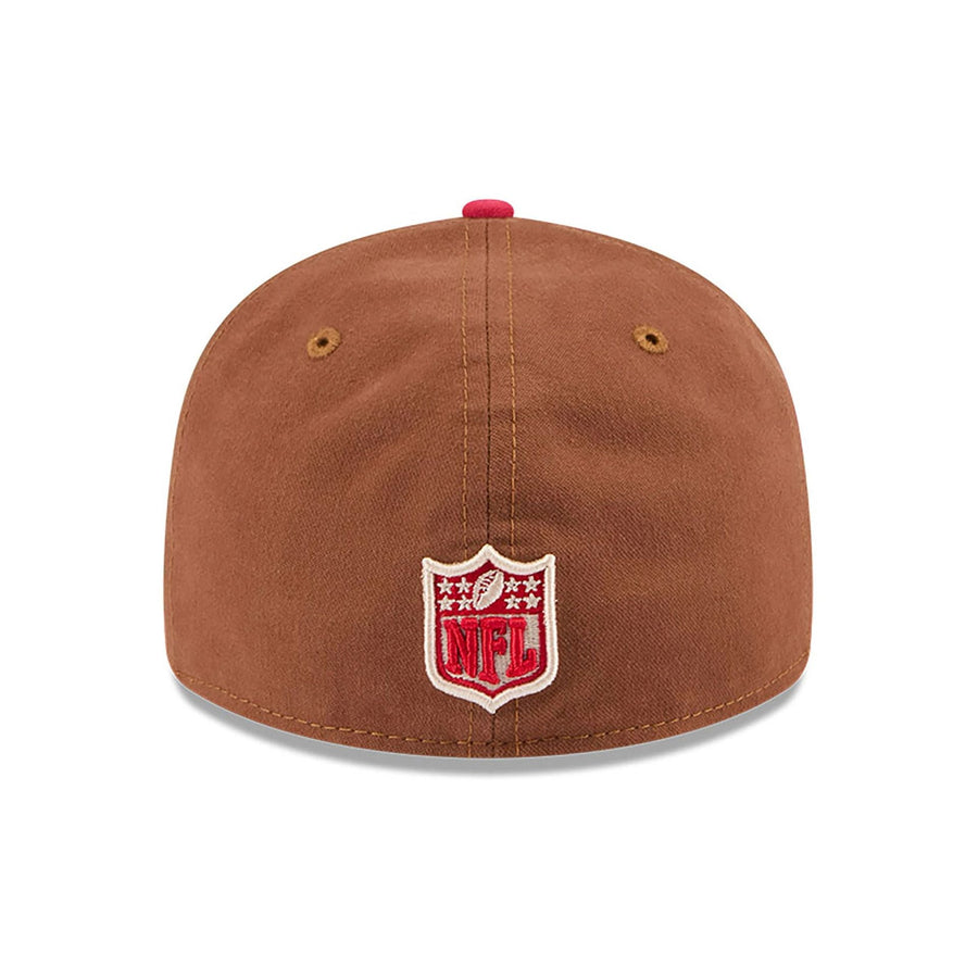 This is a Kansas City Chiefs NFL Champions Dark Beige Retro Crown 59FIFTY Fitted Cap 5