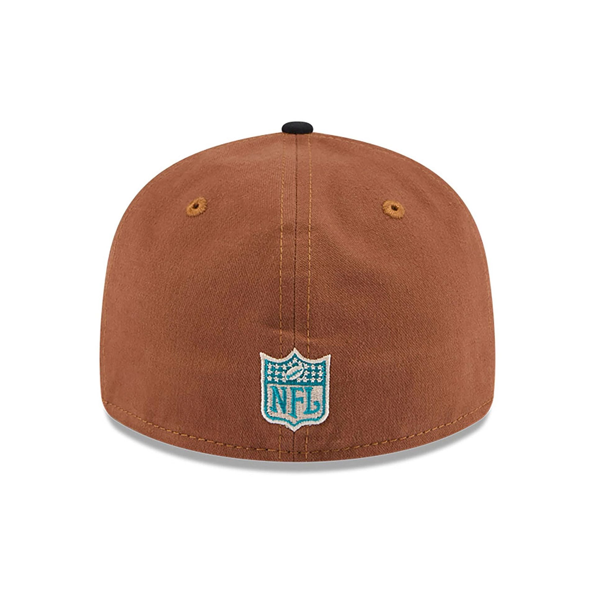 This is a Miami Dolphins NFL Champions Dark Beige Retro Crown 59FIFTY Fitted Cap 5