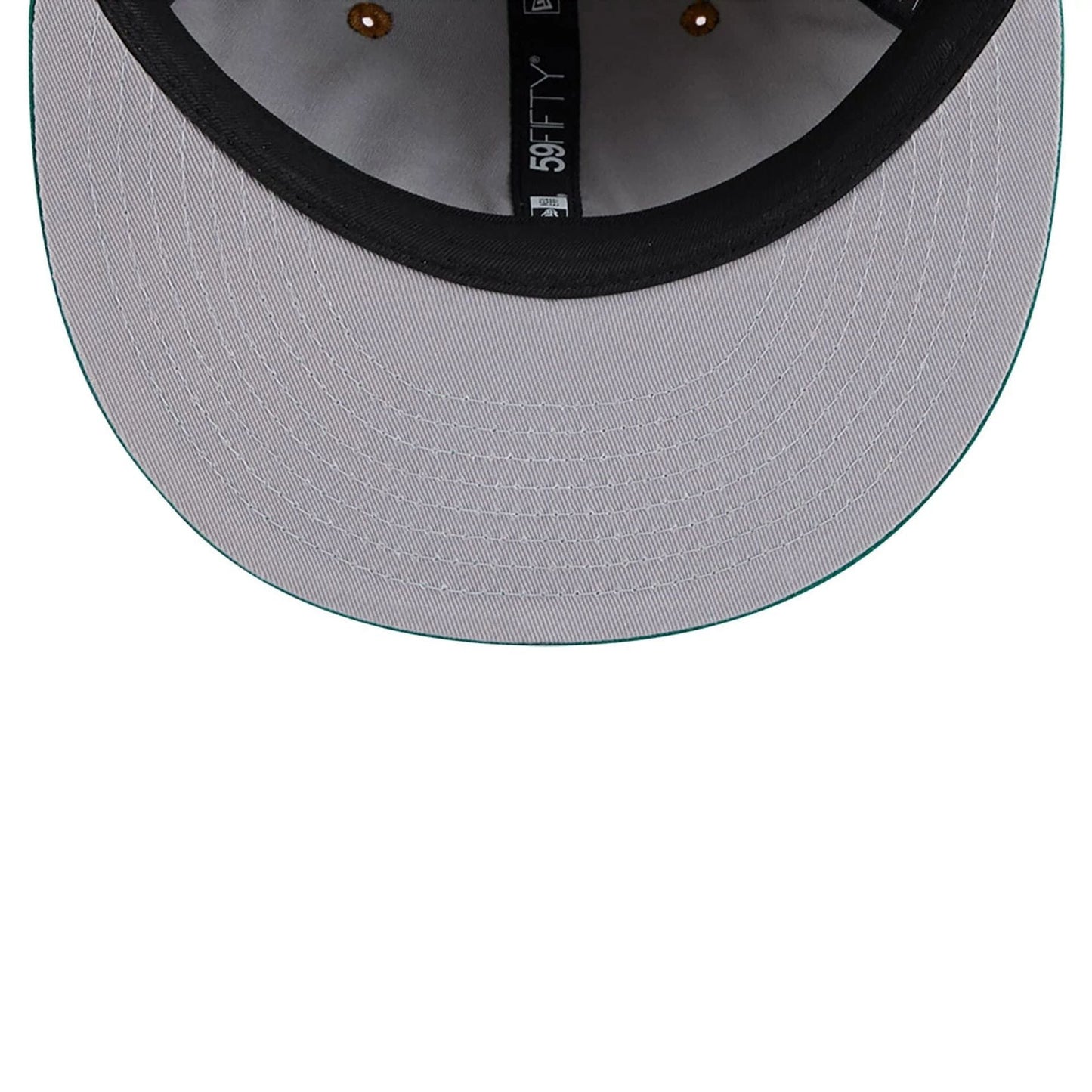 This is a New York Jets NFL Champions Dark Beige Retro Crown 59FIFTY Fitted Cap 2