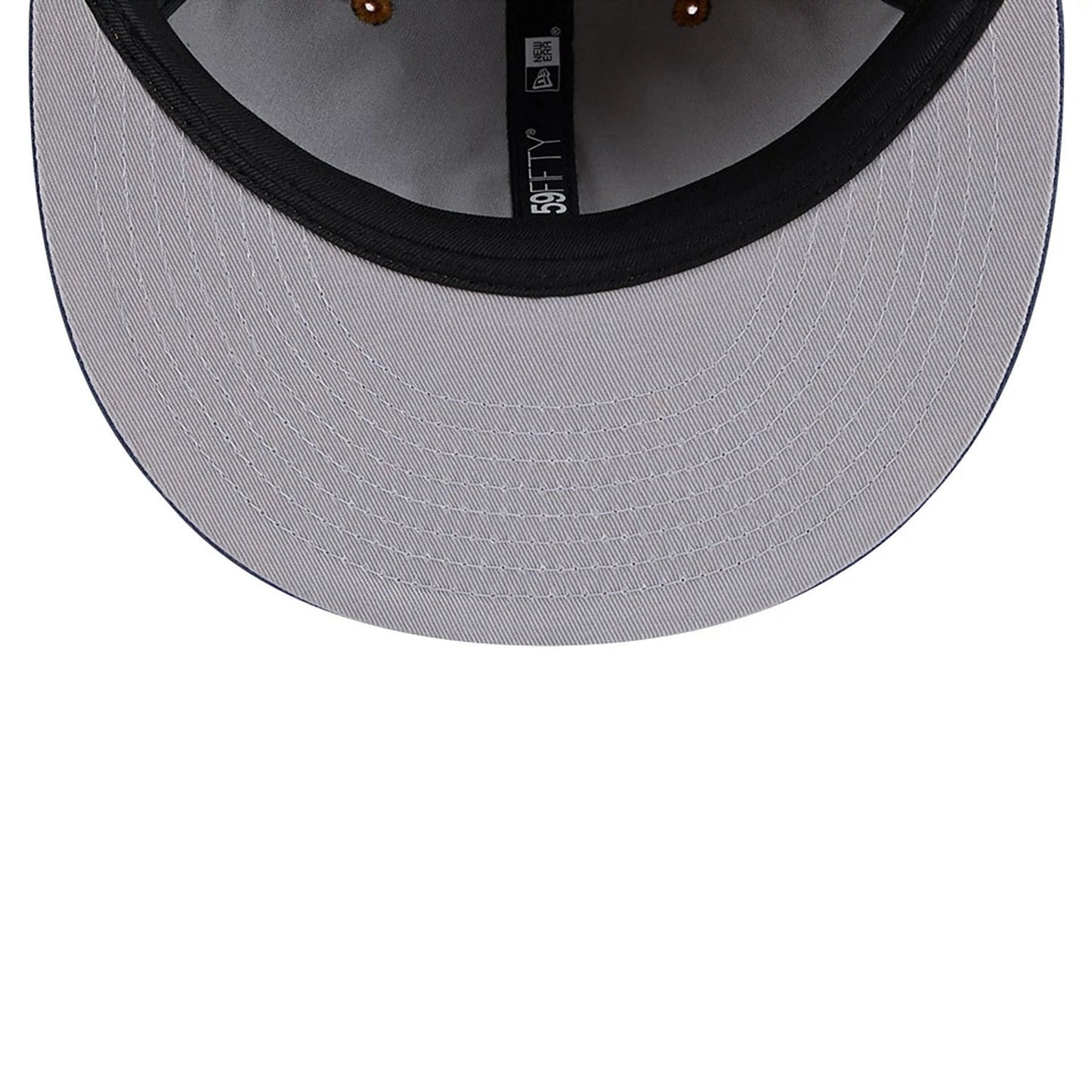 This is a New York Giants NFL Champions Dark Beige Retro Crown 59FIFTY Fitted Cap 2