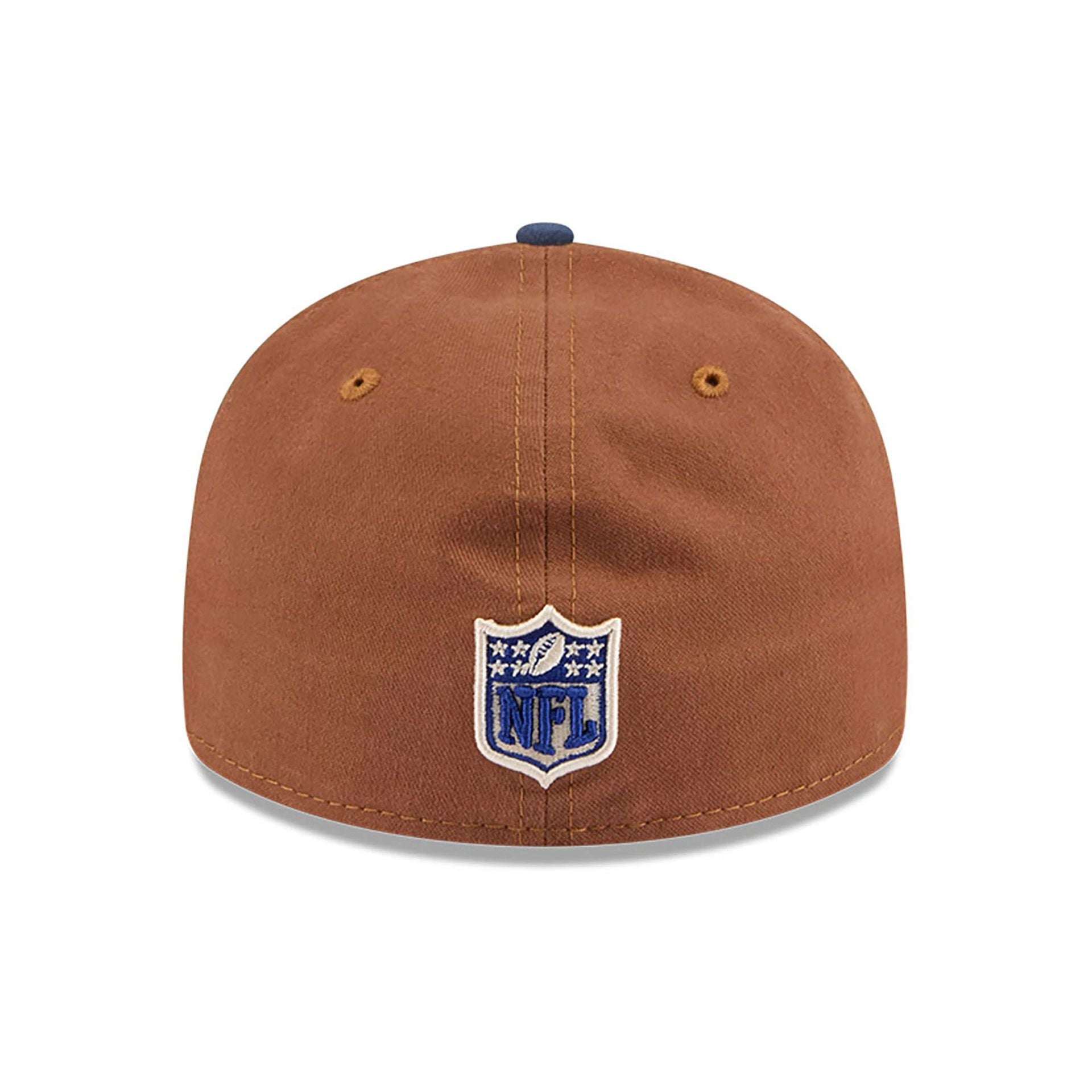 This is a New York Giants NFL Champions Dark Beige Retro Crown 59FIFTY Fitted Cap 5