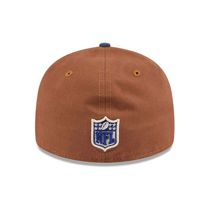 This is a New York Giants NFL Champions Dark Beige Retro Crown 59FIFTY Fitted Cap 5