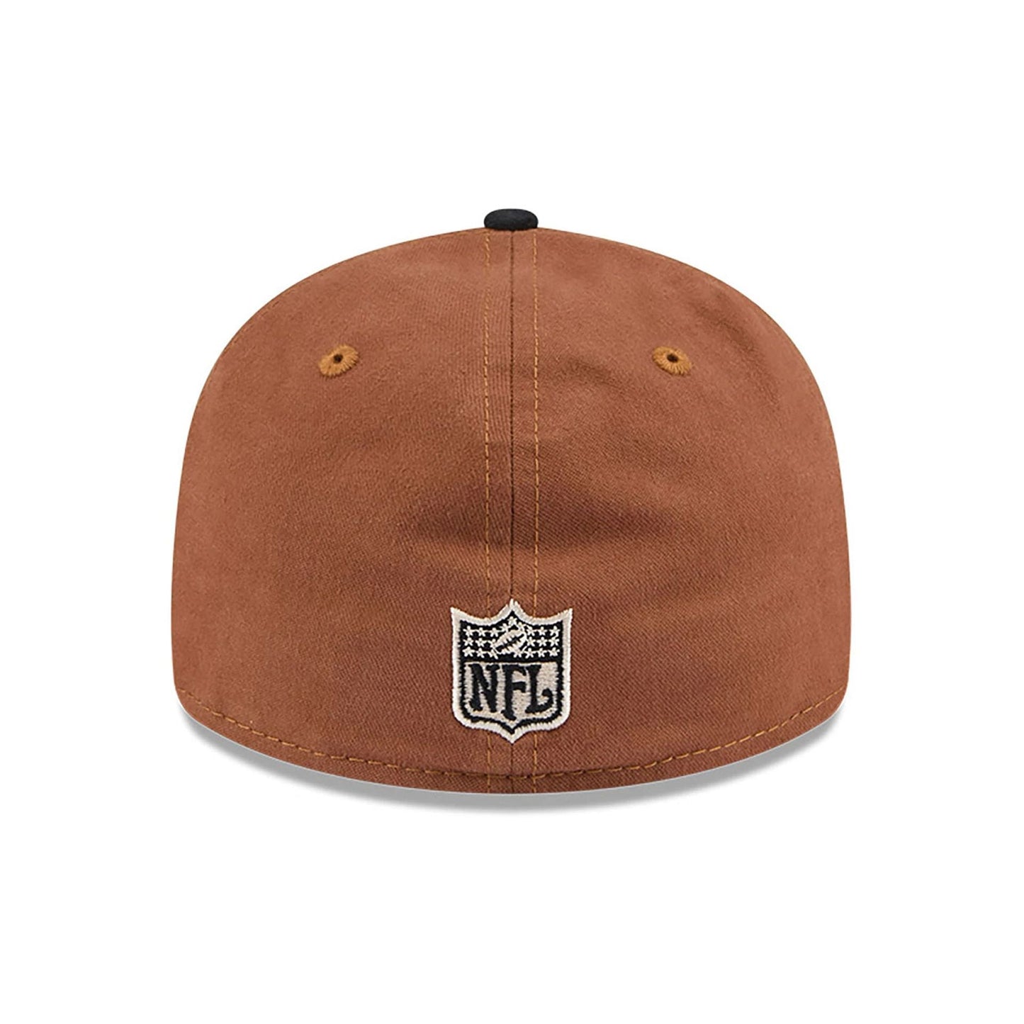 This is a Oakland Raiders NFL Champions Dark Beige Retro Crown 59FIFTY Fitted Cap 6