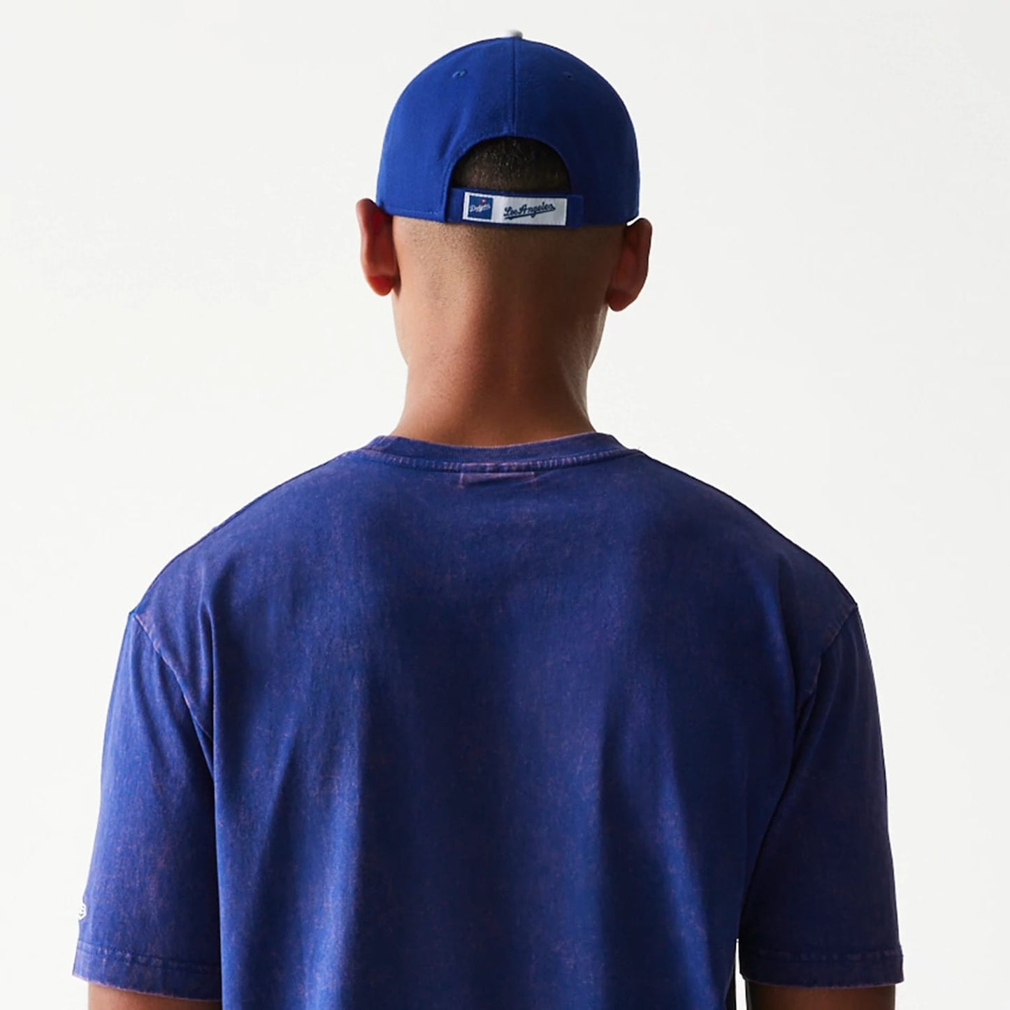 The Male model is wearing LA Dodgers Sport Classic Dark Blue T-Shirt 7
