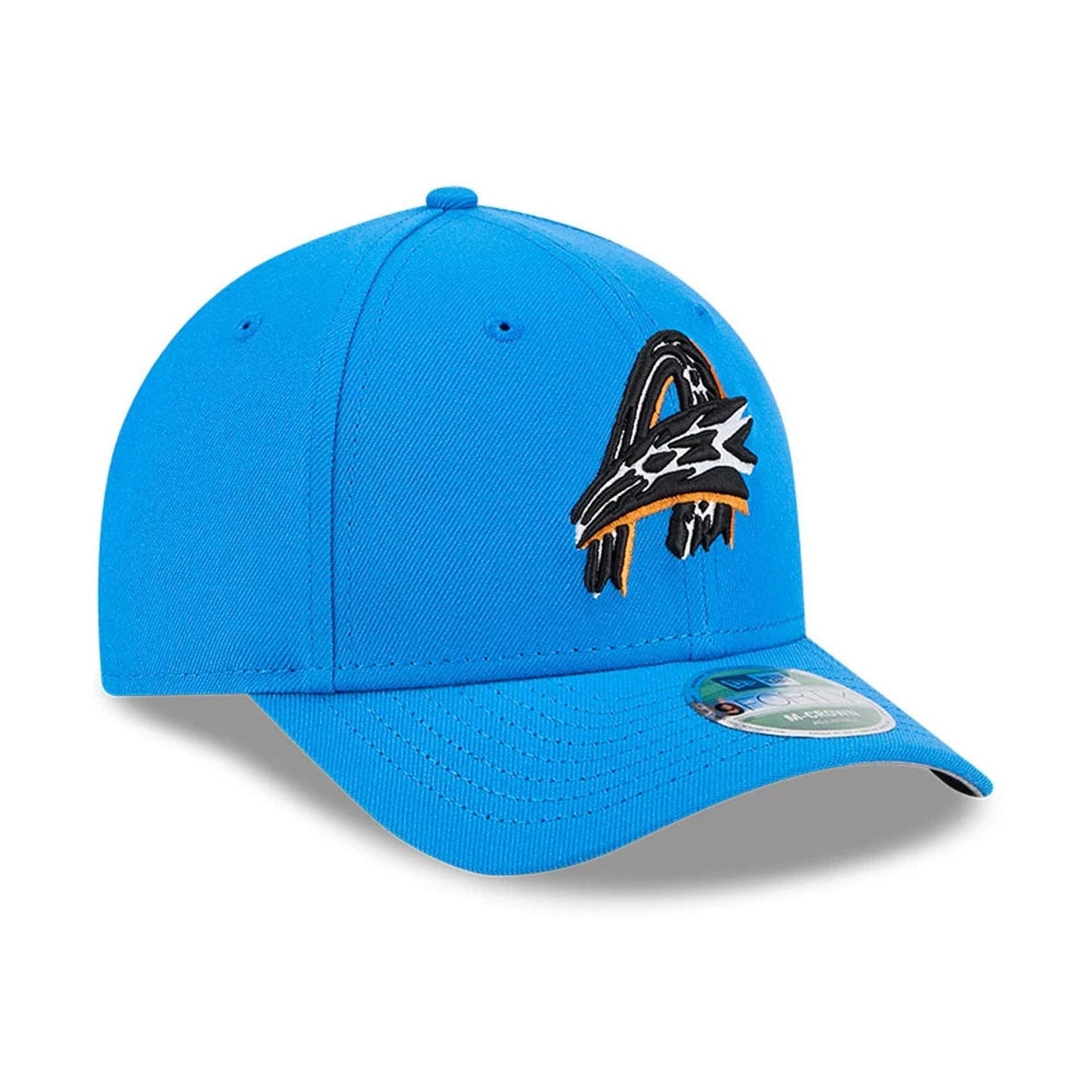 This is a Akron Rubber Ducks MiLB AC Perf Player Replica Blue 9FORTY M-Crown Adjustable Cap 4