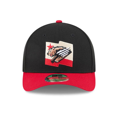 This is a Fresno Grizzlies MiLB AC Perf Player Replica Black 9FORTY M-Crown Adjustable Cap 3