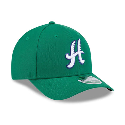 This is a Hartford Yard Goats MiLB AC Perf Player Replica Dark Green 9FORTY M-Crown Adjustable Cap 4