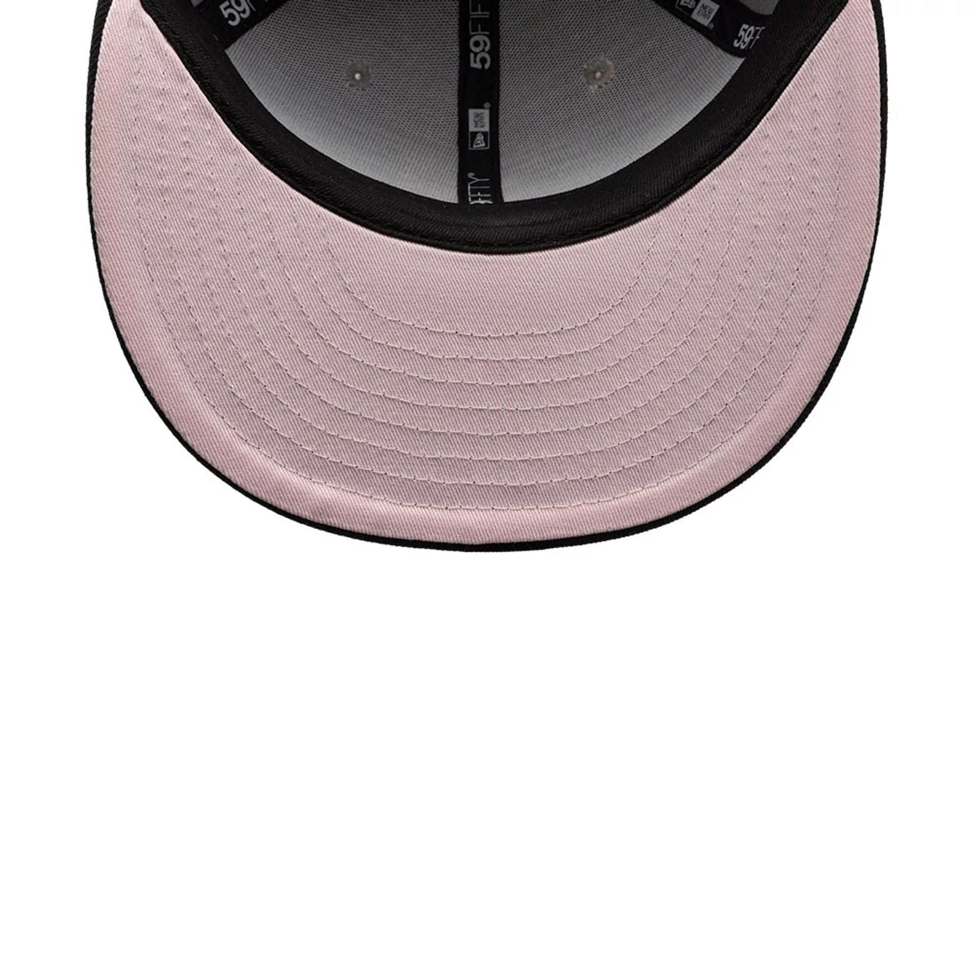 Pictured is this New Era Panama Floral 59FIFTY Fitted cap in grey. 2