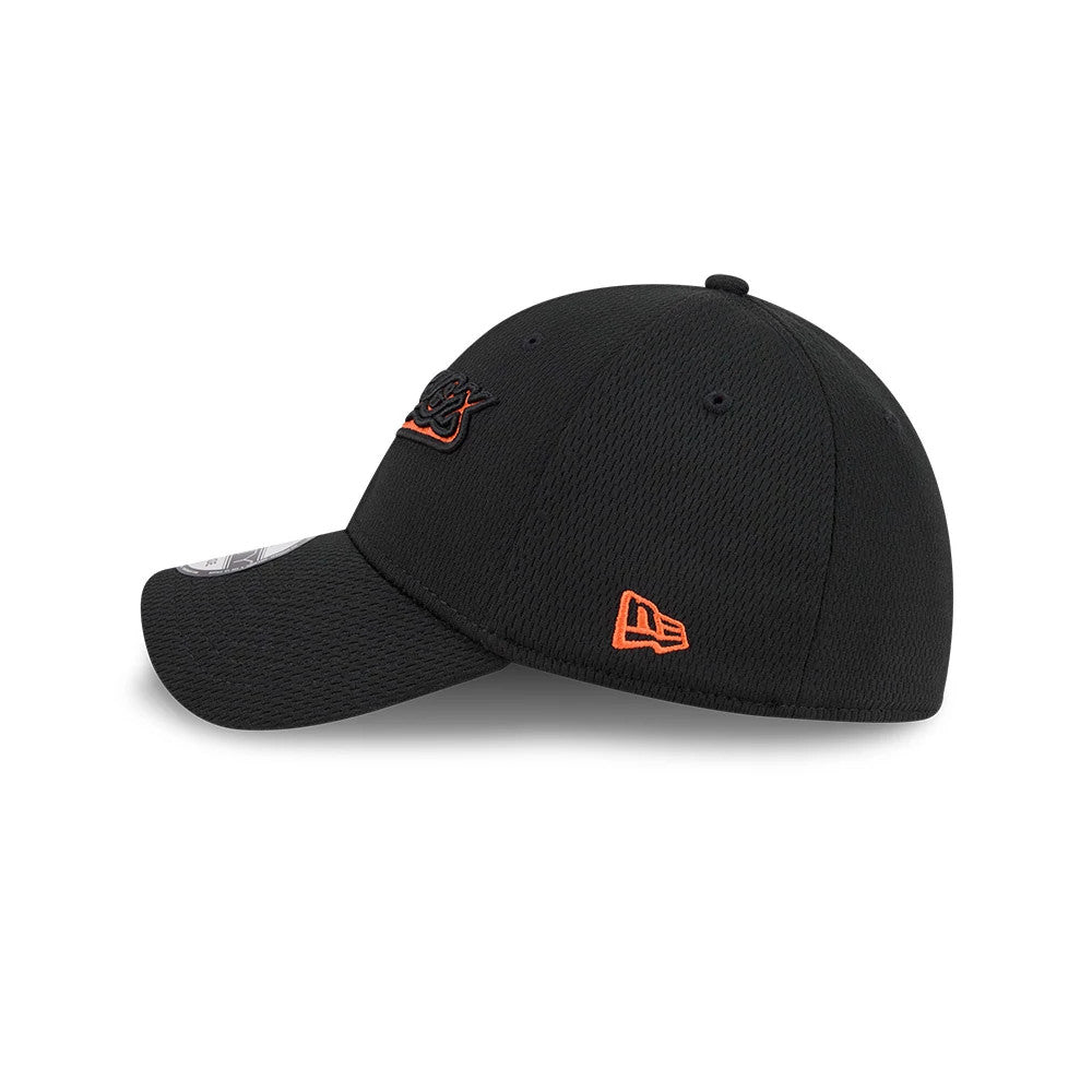 Pictured is this MiLB Batting Practice Chesapeake Baysox 39THIRTY Stretch Fit cap in black. 5