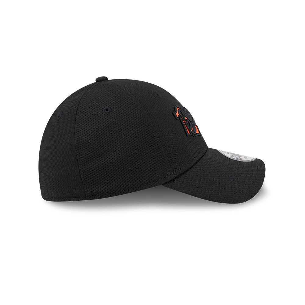Pictured is this MiLB Batting Practice Chesapeake Baysox 39THIRTY Stretch Fit cap in black. 6