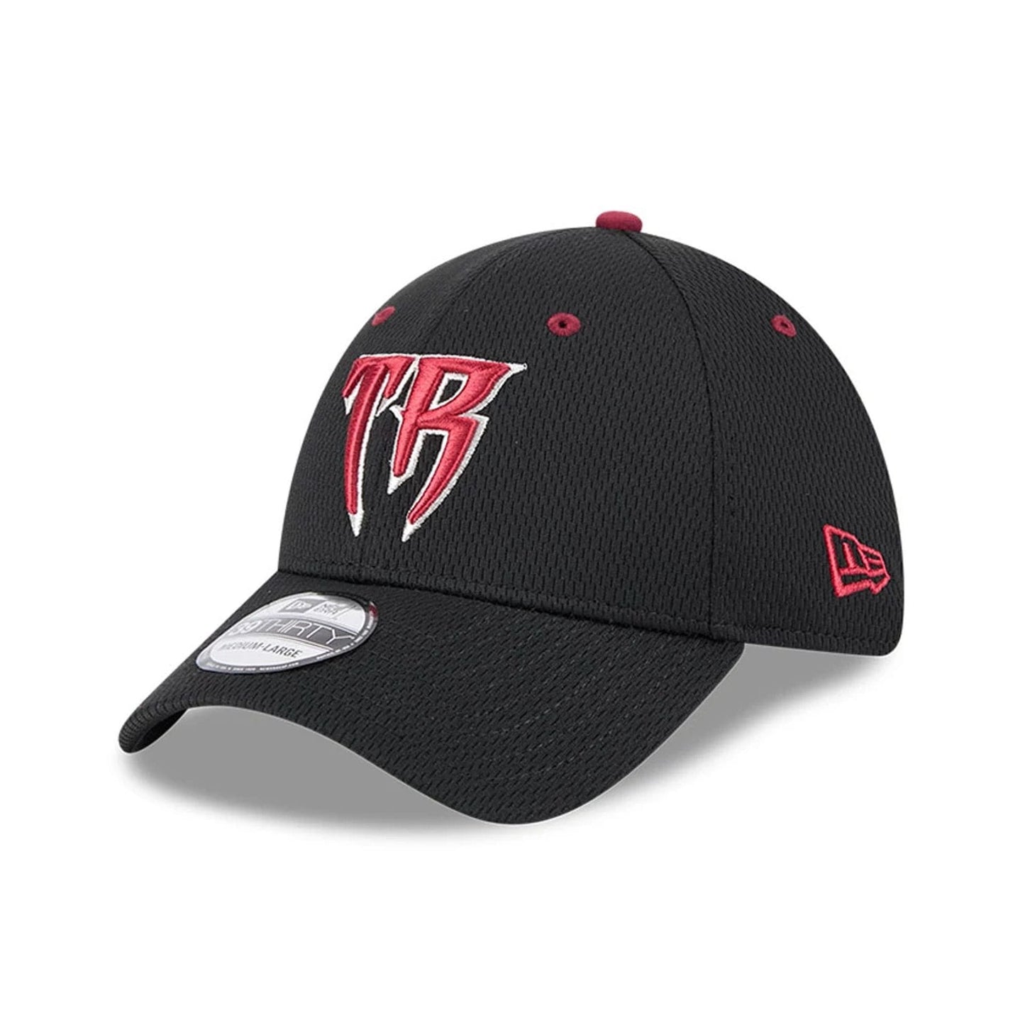 Pictured is this MiLB Batting Practice Wisconsin Timber Rattlers 39THIRTY Stretch Fit cap in black. 1