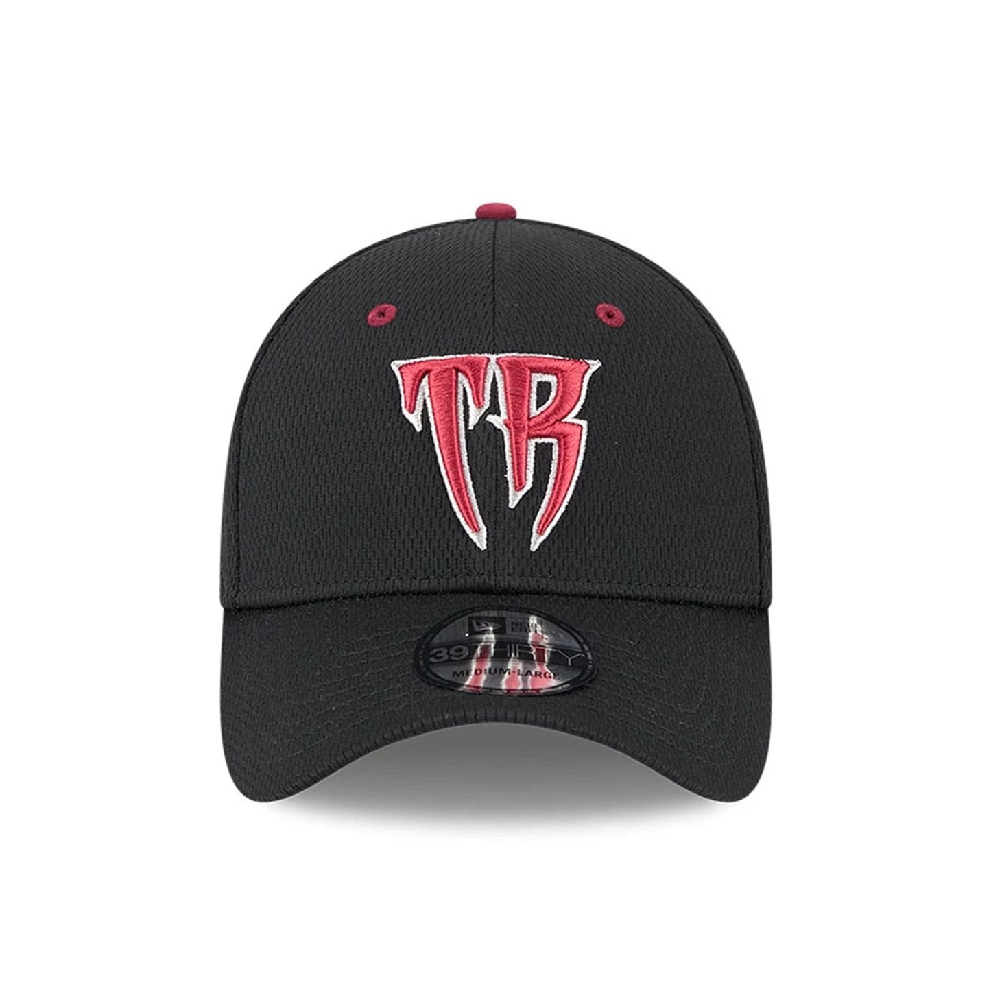 Pictured is this MiLB Batting Practice Wisconsin Timber Rattlers 39THIRTY Stretch Fit cap in black. 2
