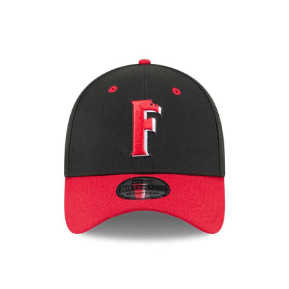 This is a Fayetteville Woodpeckers MiLB AC Perf Black 39THIRTY Stretch Fit Cap 2