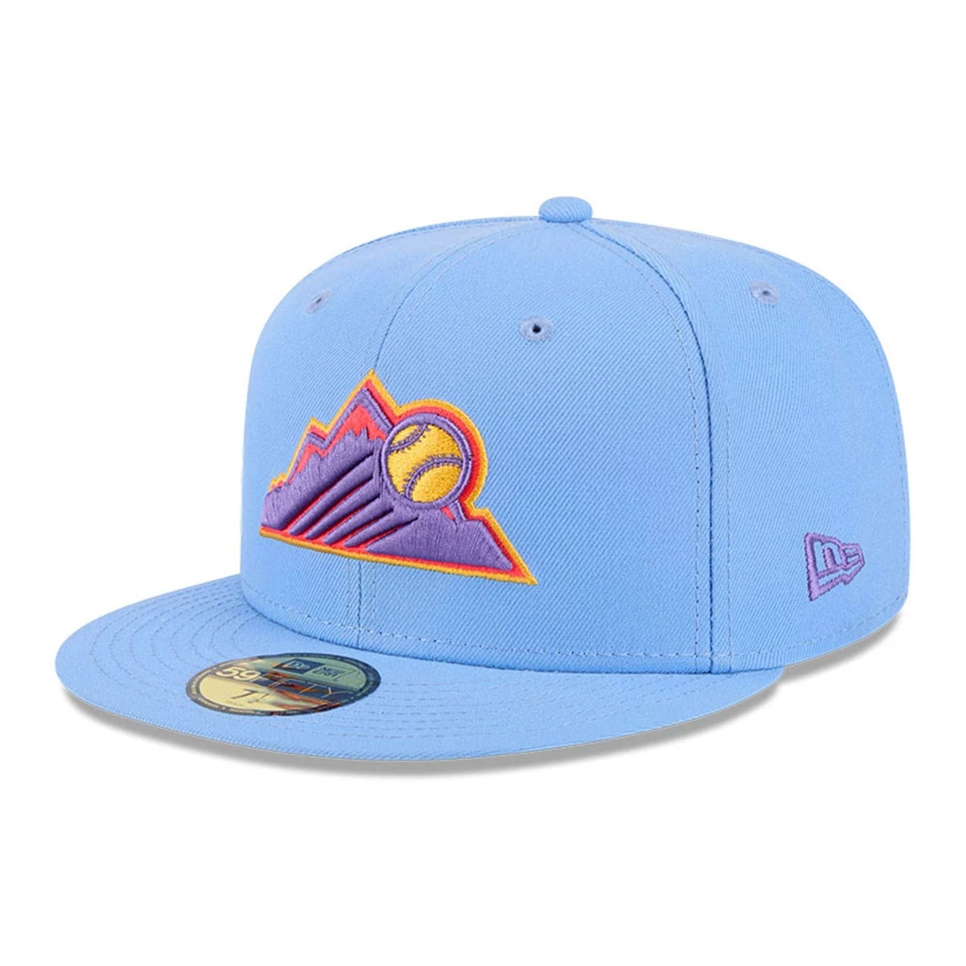 MLB City Connect Colorado Rockies Light Blue 59FIFTY Fitted Cap