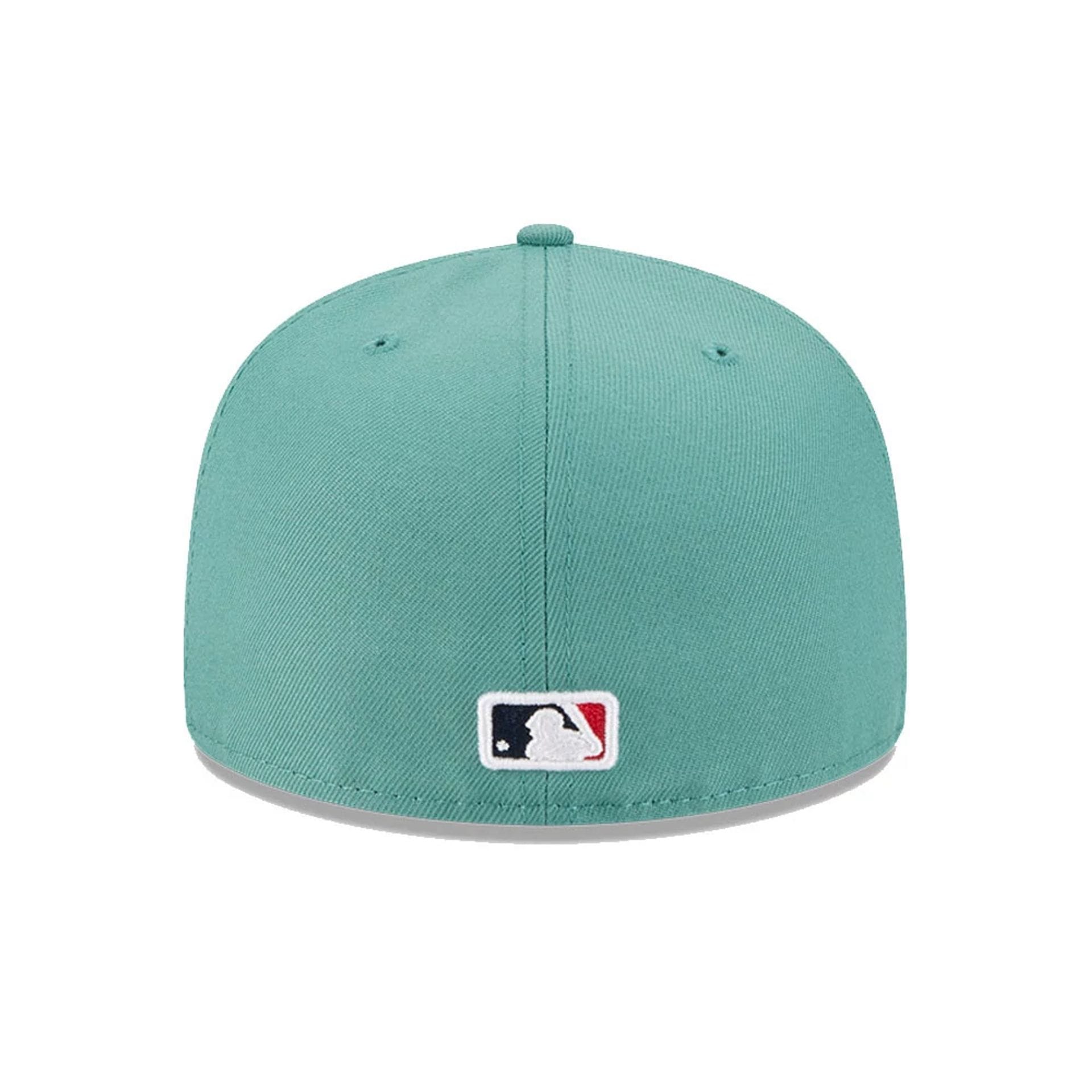 This is a Boston Red Sox MLB City Connect Pastel Green 59FIFTY Fitted Cap 7