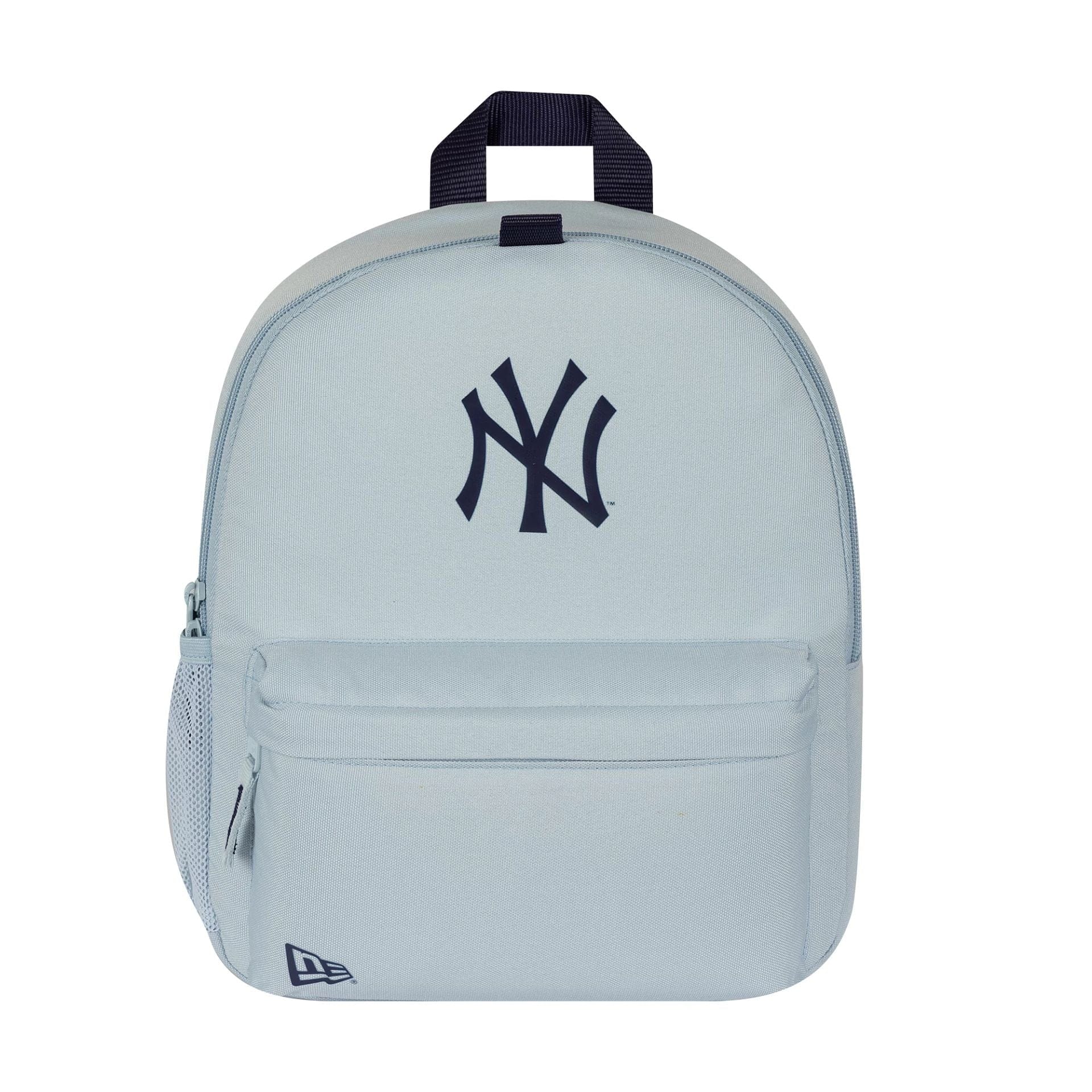 This is a New York Yankees MLB Pastel Blue Stadium Backpack 2