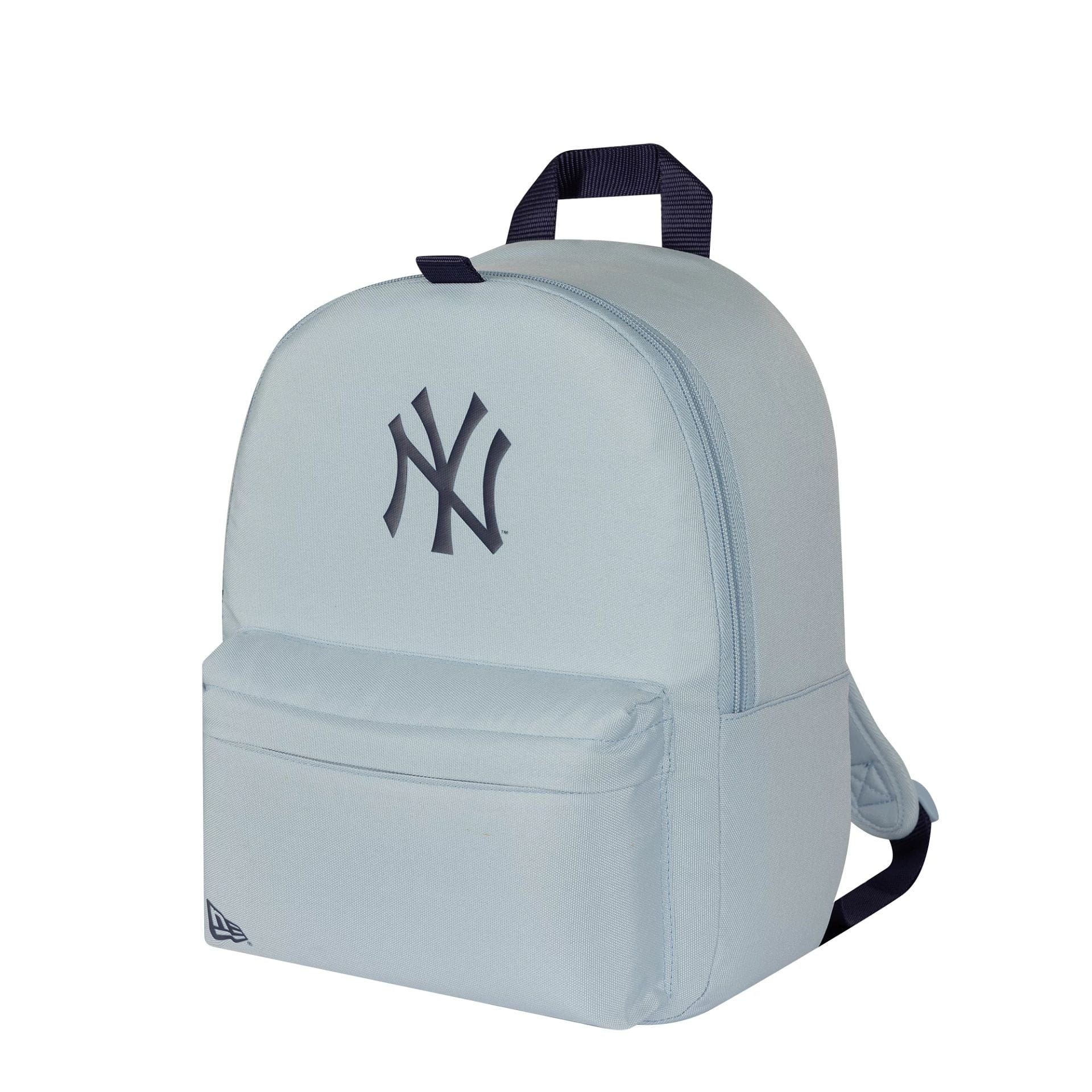 This is a New York Yankees MLB Pastel Blue Stadium Backpack 1