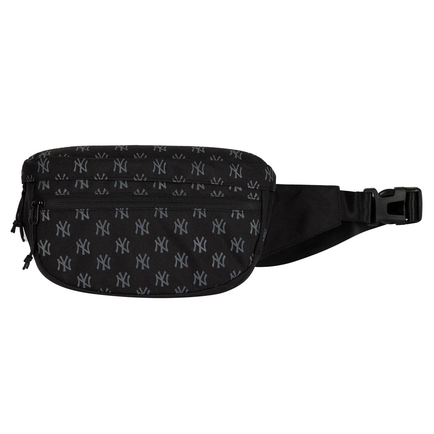 This is a New York Yankees Monogram Black Waist Bag 1