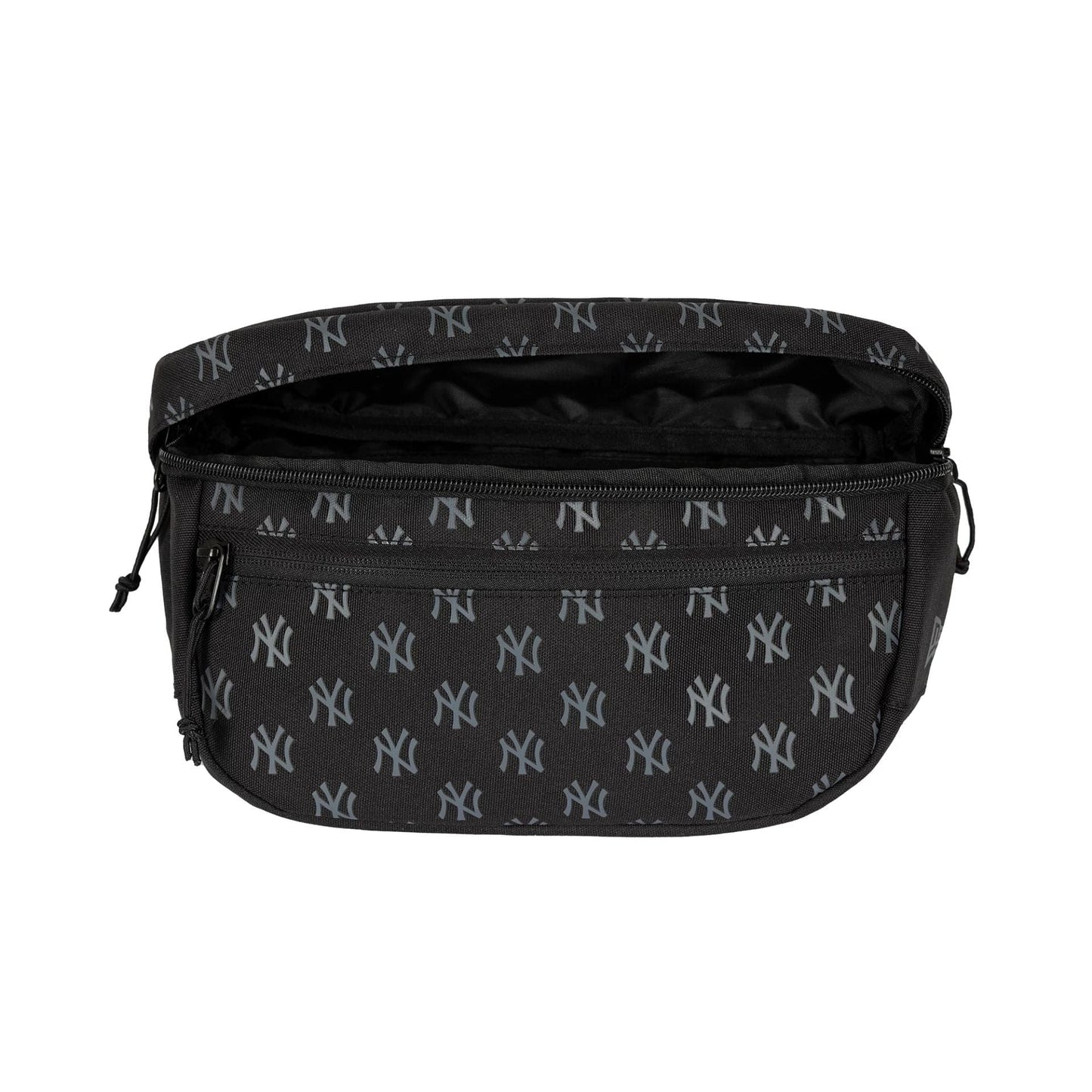 This is a New York Yankees Monogram Black Waist Bag 4