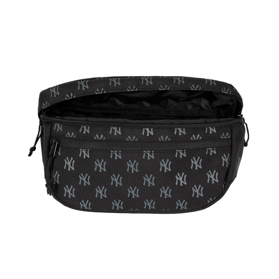 This is a New York Yankees Monogram Black Waist Bag 4