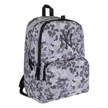 This is a New York Yankees MLB All Over Print Grey Stadium Backpack 3