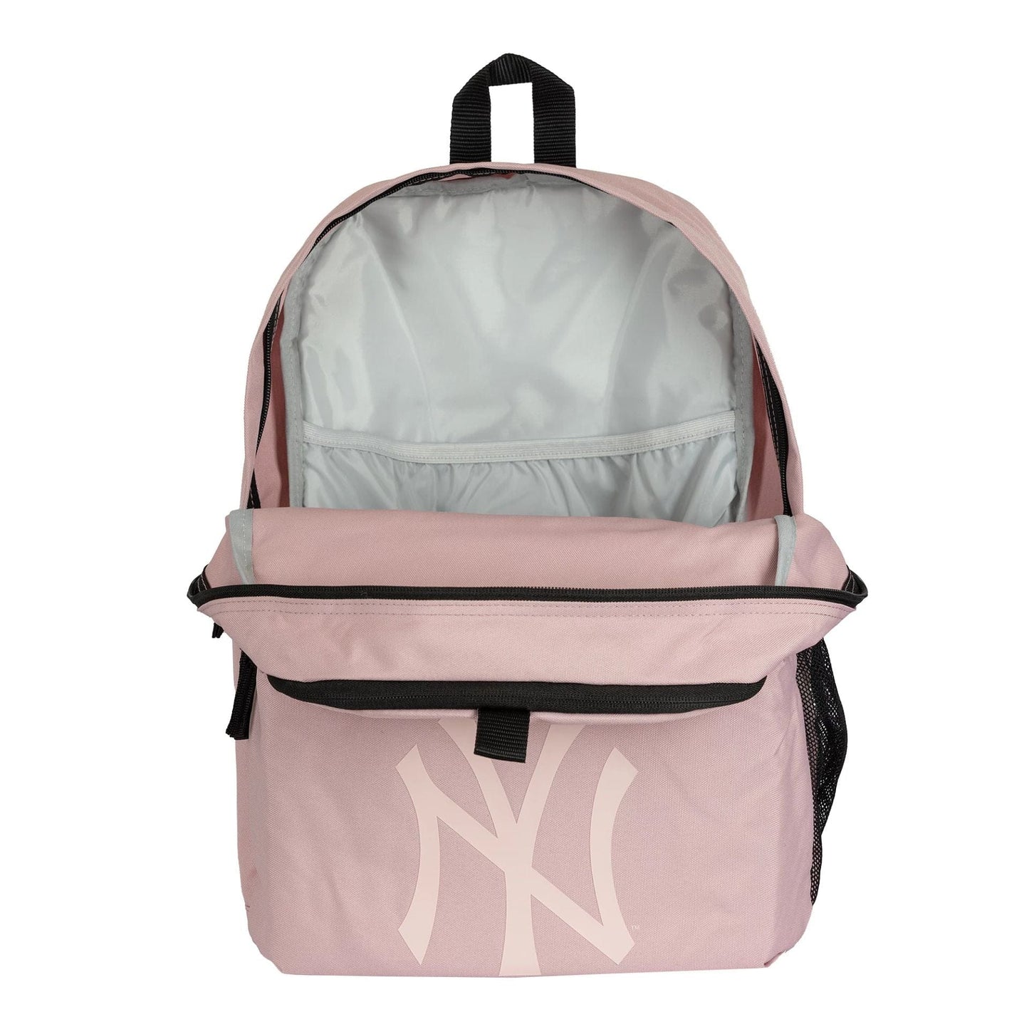 This is a New York Yankees MLB Pale Pink Stadium Backpack 4