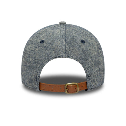 This is a Detroit Tigers MLB Linen Navy 9TWENTY Adjustable Cap 4