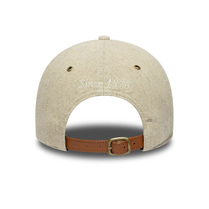 This is a Chicago Cubs MLB Cooperstown Patch Cream 9TWENTY Adjustable Cap 4