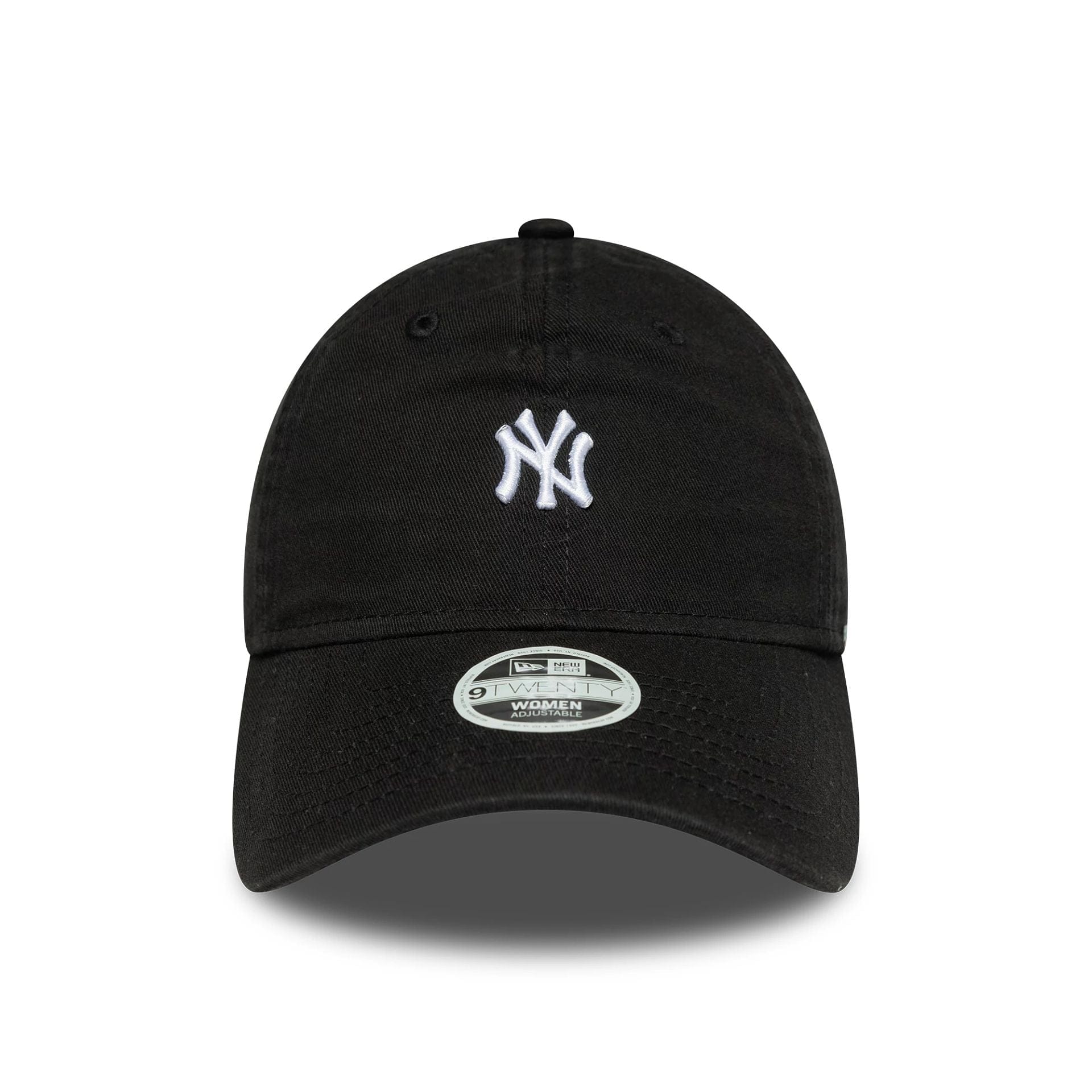 This is a New York Yankees Womens MLB Mini Washed Black 9TWENTY Adjustable Cap 2