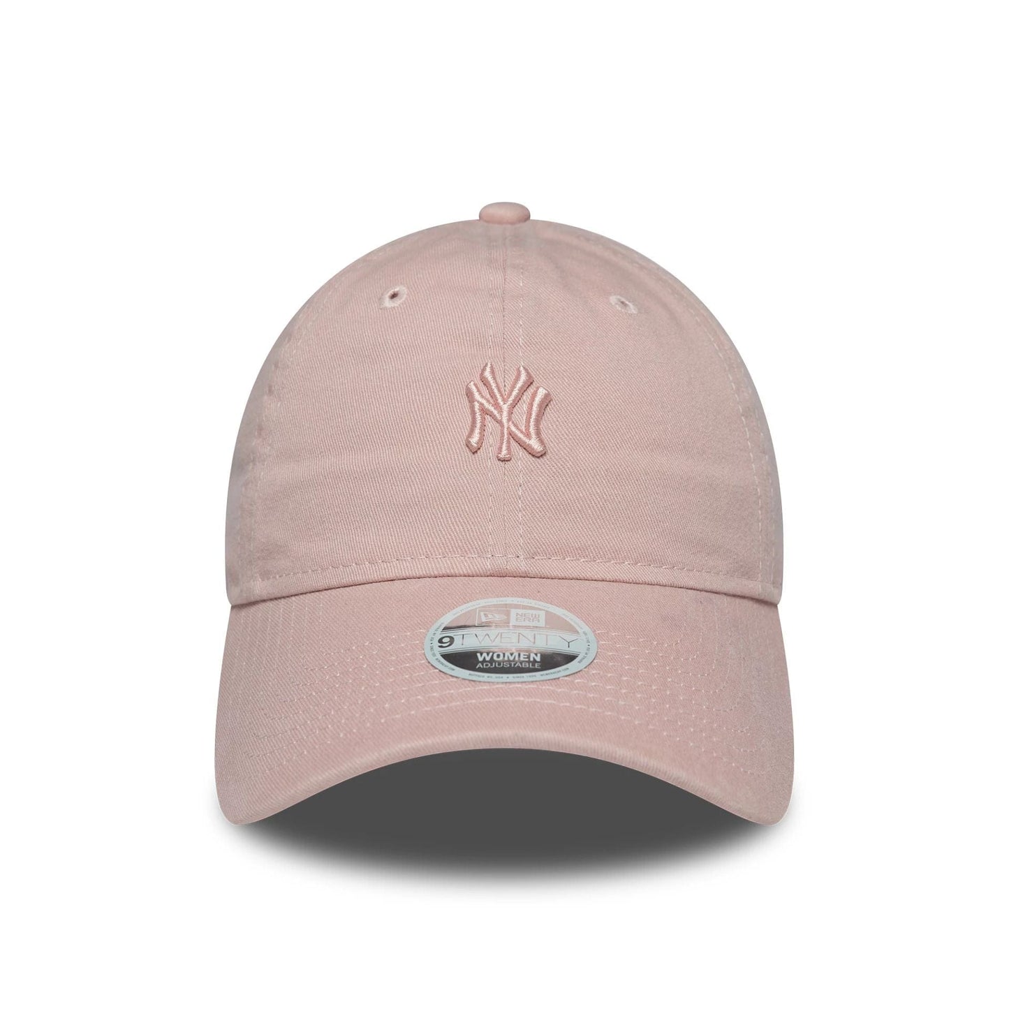 This is a New York Yankees Womens MLB Mini Washed Pastel Pink 9TWENTY Adjustable Cap 2