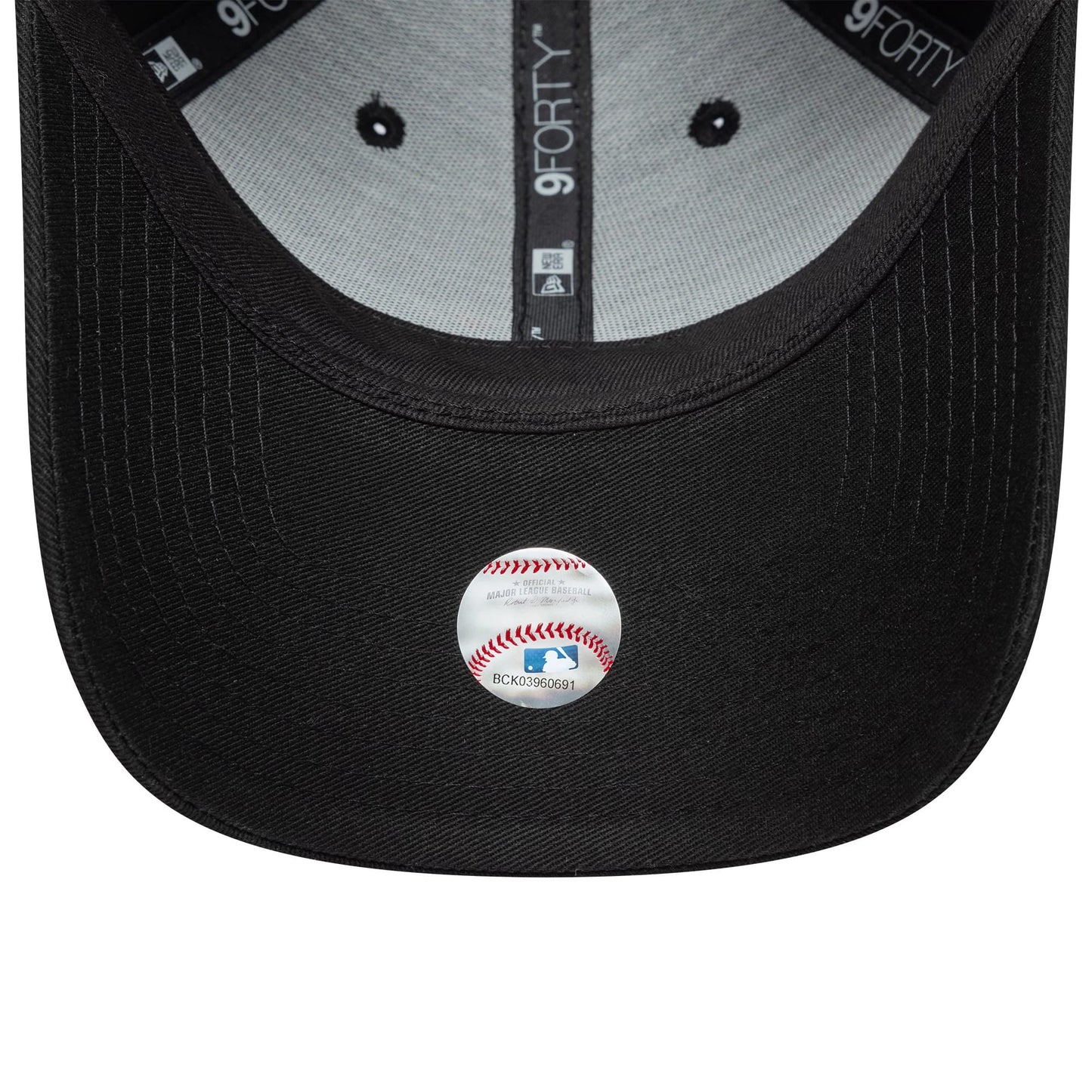 Pictured is this Womens MLB Floral Infill LA Dodgers 9FORTY cap in black. 5