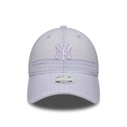 Pictured is this Womens MLB Seersucker New York Yankees 9TWENTY cap in pastel purple. 2