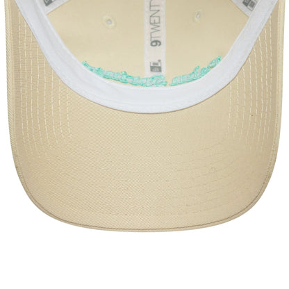 This is a Womens New Era City Cream 9TWENTY Trucker Adjustable Cap 5