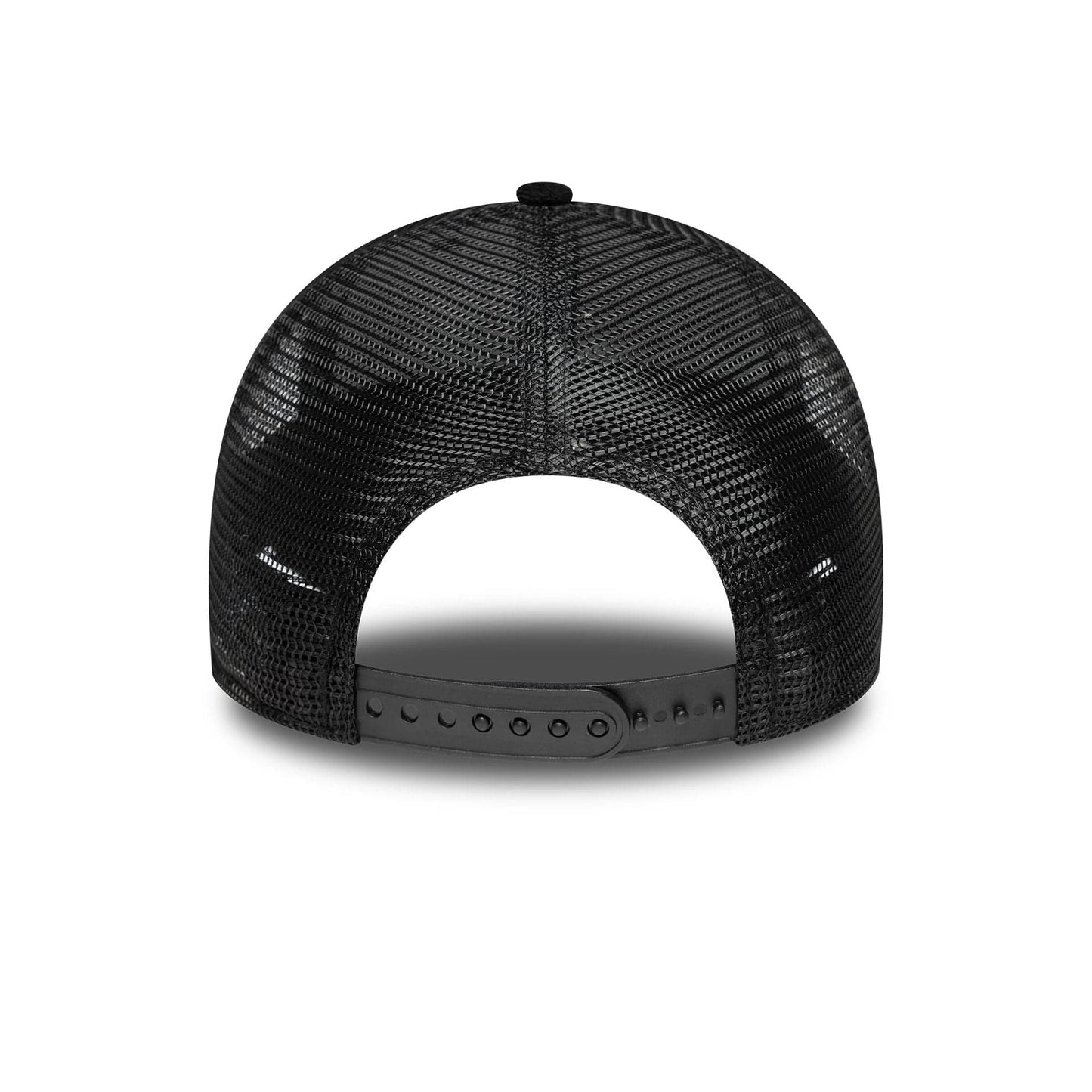 This is a LA Dodgers Womens Fabric Black 9FORTY Trucker Adjustable Cap 4