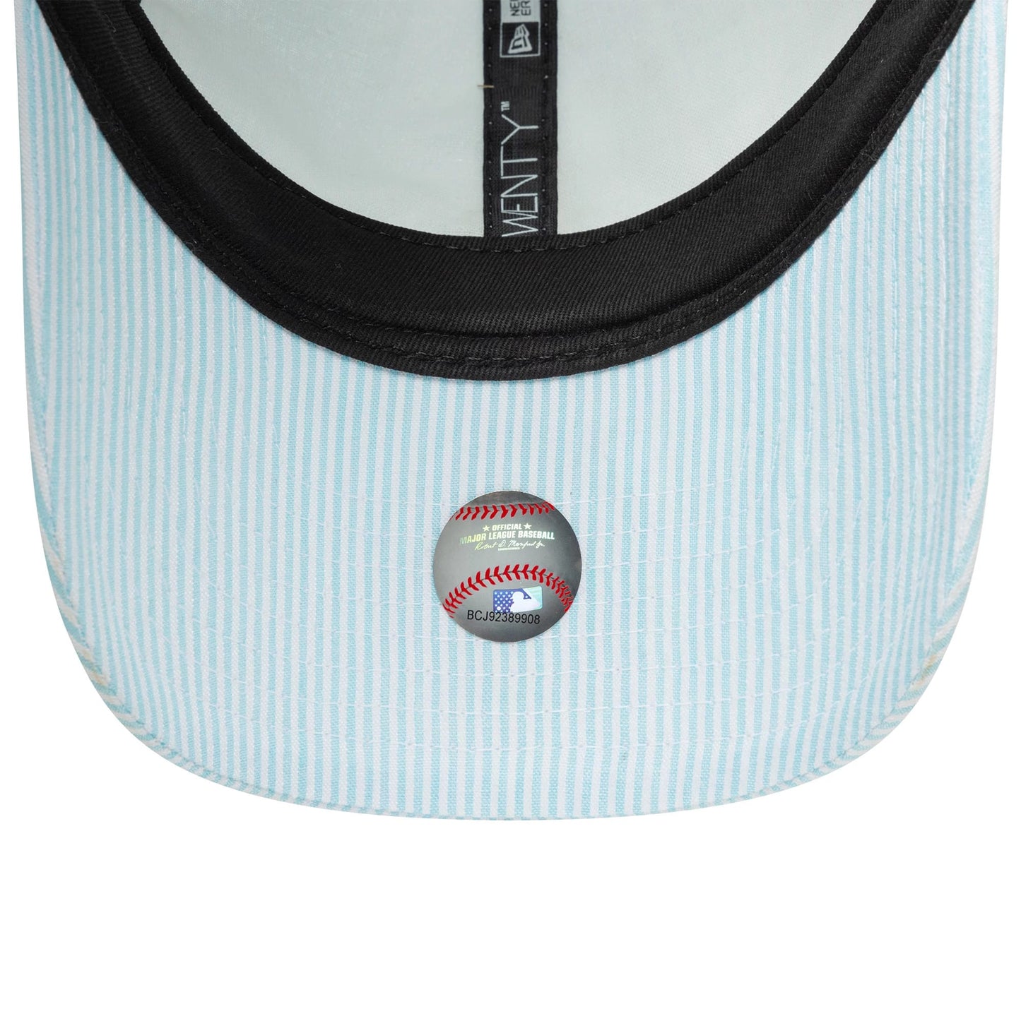 Pictured is this MLB Seersucker LA Dodgers 9TWENTY cap in pastel blue. 5