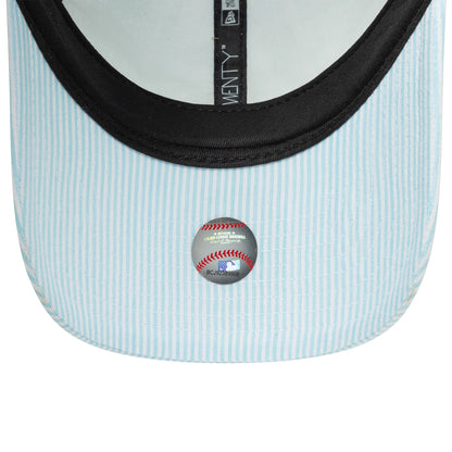 Pictured is this MLB Seersucker LA Dodgers 9TWENTY cap in pastel blue. 5