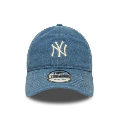 This is a New York Yankees MLB Denim Blue 9TWENTY Adjustable Cap 2