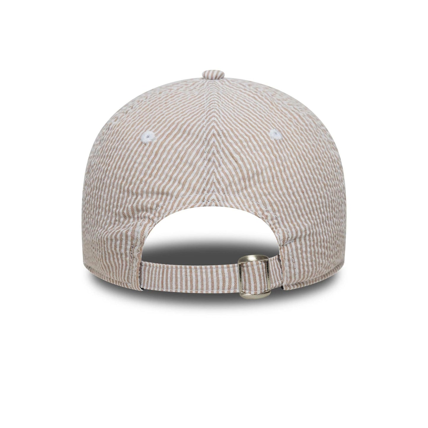Pictured is this MLB Seersucker Athletics 9TWENTY cap in light beige. 4
