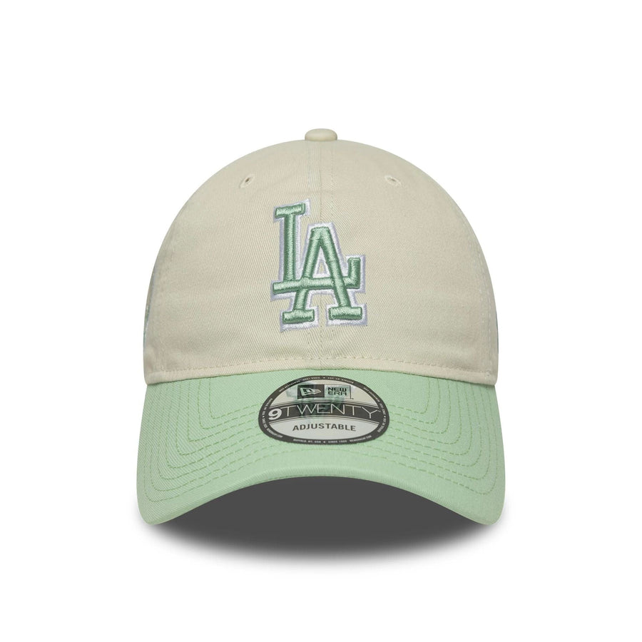 This is a LA Dodgers Cooperstown MLB World Series Cream 9TWENTY Adjustable Cap 2