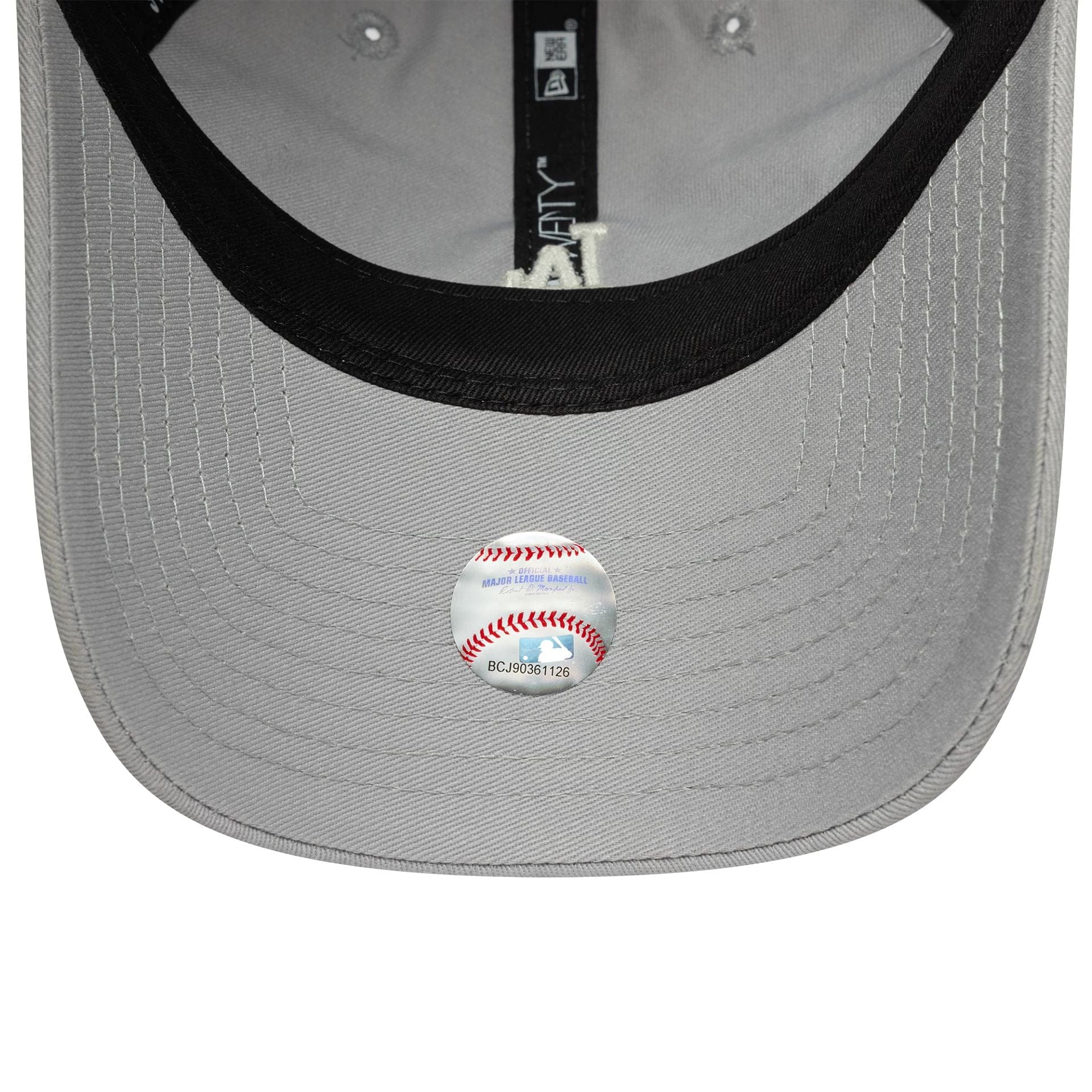 This is a LA Dodgers MLB Mini Logo Washed Grey 9TWENTY Adjustable Cap 5