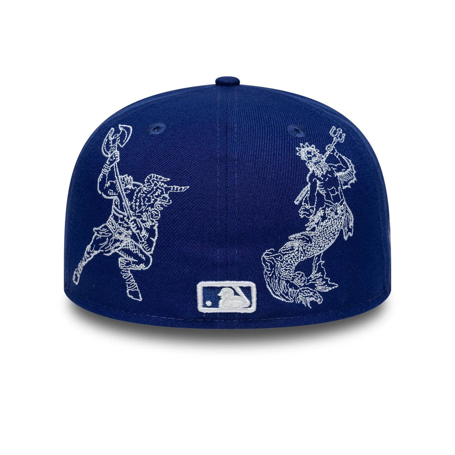 This is a LA Dodgers MLB Mythical Dark Blue 59FIFTY FItted Cap 4