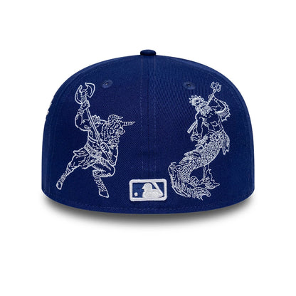 This is a LA Dodgers MLB Mythical Dark Blue 59FIFTY FItted Cap 4