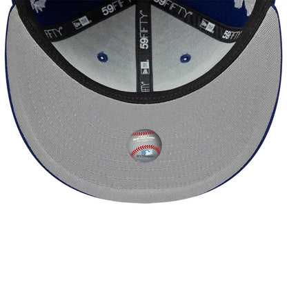 This is a LA Dodgers MLB Mythical Dark Blue 59FIFTY FItted Cap 7