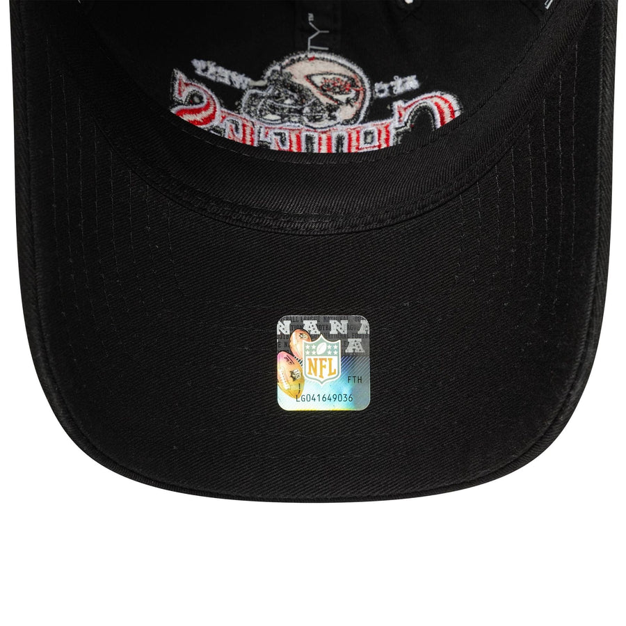 This is a Kansas City Chiefs NFL Helmet Black 9TWENTY Adjustable Cap 5
