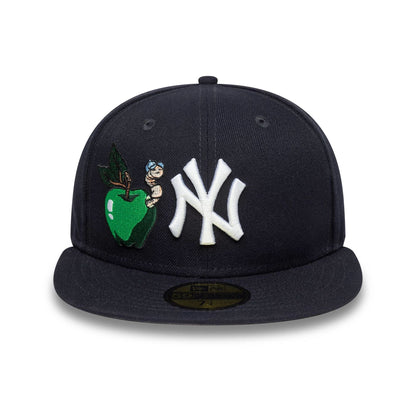 This is a New York Yankees MLB Food Icon Navy 59FIFTY FItted Cap 4