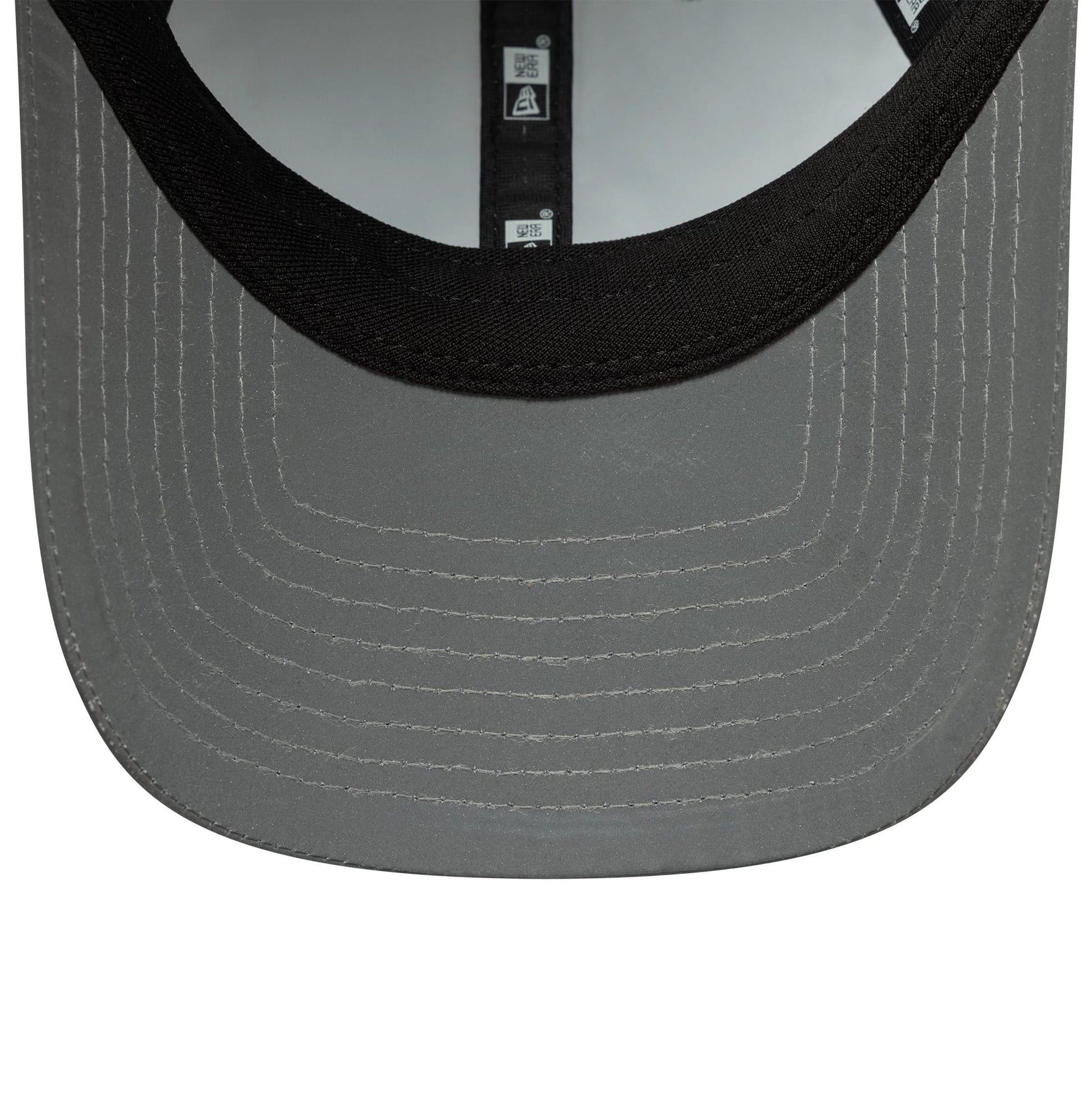 This is a Womens New Era Recycled Reflective Silver Pony Tail Adjustable Cap 5