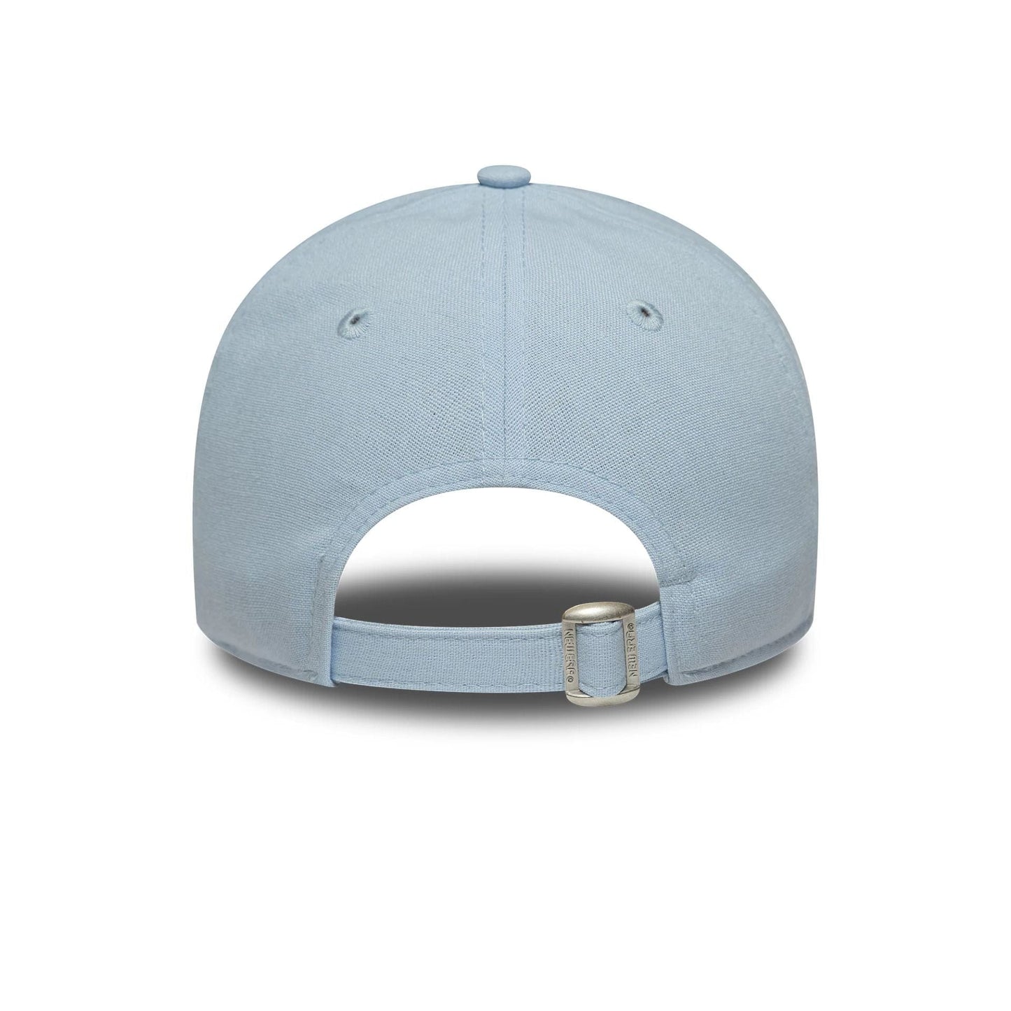 This is a New York Yankees Womens MLB Linen Pastel Blue 9TWENTY Adjustable Cap 4
