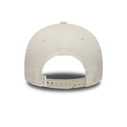 Pictured is this New Era Patch Line 9FORTY E-Frame cap in Cream. 4